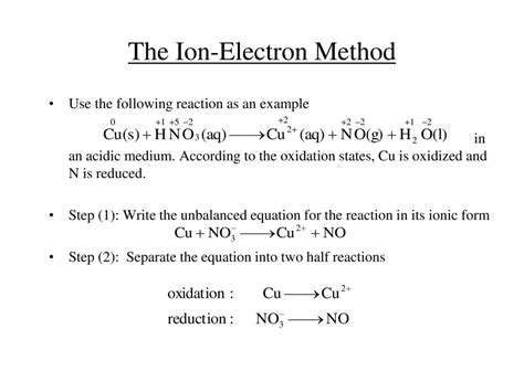 Ion Electron Method