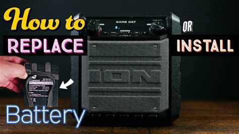 Ion Speaker Replacement Battery