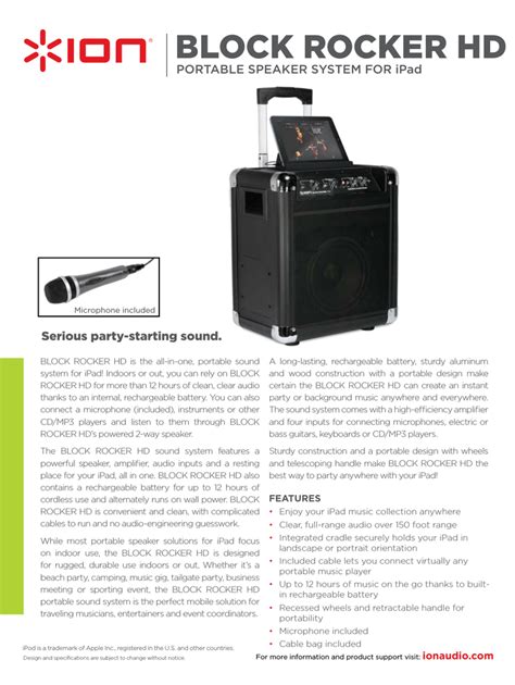Ion Drum Rocker Users Manual Reviewer