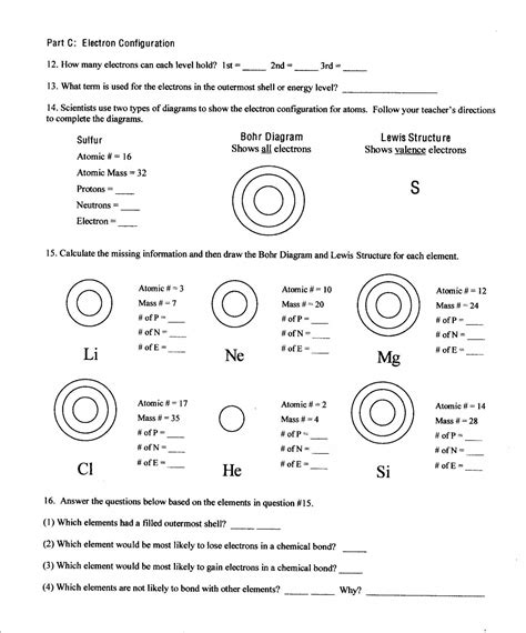 ionic and covalent bonds worksheet doc