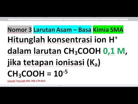 Ionisasi CH3COOH: Penjelasan Lengkap tentang Asam Asetat dan Molekulnya