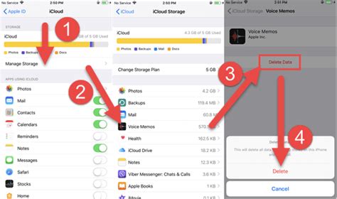 ios clear app data and cache