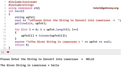 Ios String To Lowercase