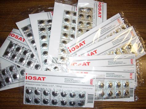 iOSAT Potassium Iodide Tablets, 130 mg (14 Tablets) Anbex Inc