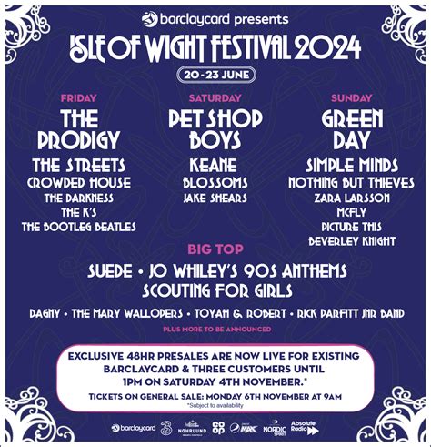 iow festival 2024 line up