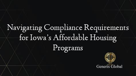 Iowa Housing Code Requirements