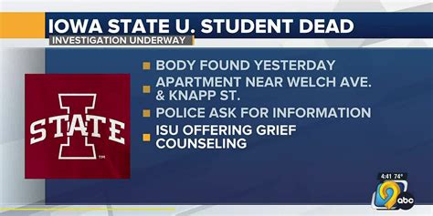 iowa state student found dead