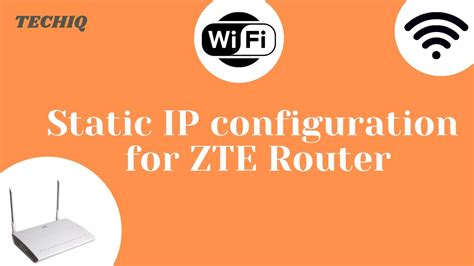 ip address router zte