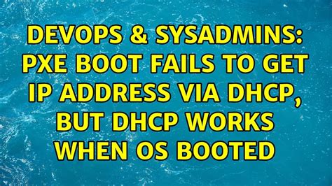 ip address when dhcp fails