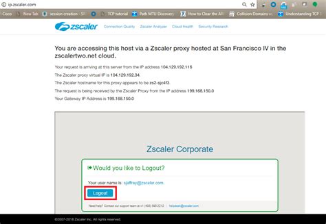 ip zscaler logout