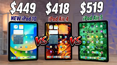 ipad 10 vs ipad air 4