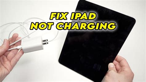 ipad charging not working