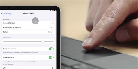 ipad magic keyboard mouse cursor not showing