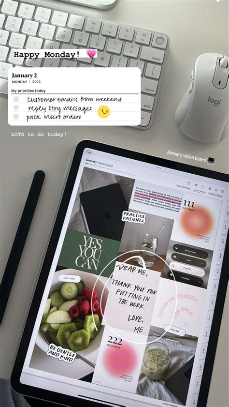 Ipad Vision Board Study