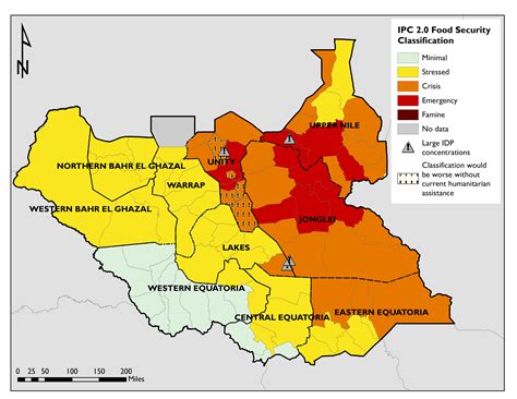 ipc maps south sudan conflict