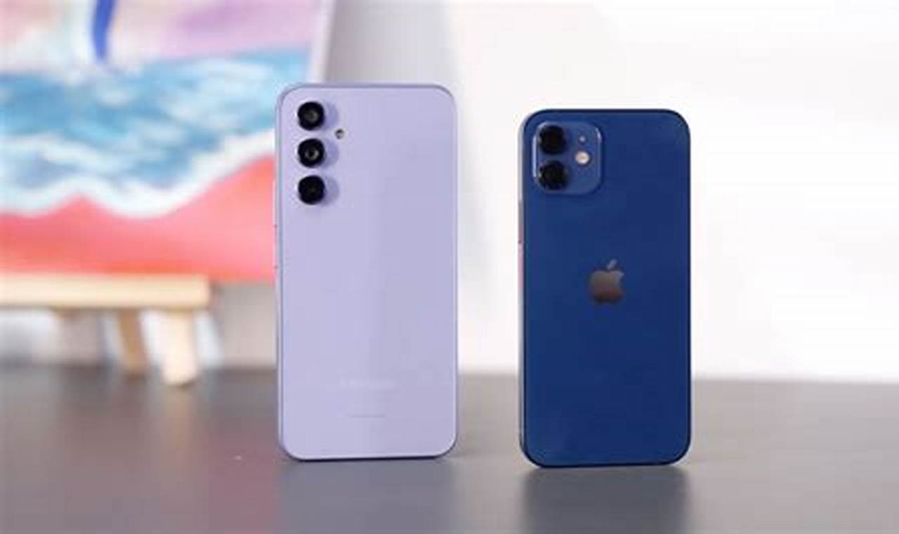 iphone 12 vs a54 samsung