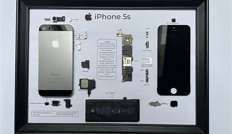iPhone 2G,3G,3GS,4,4s,5,5s,6,6s,7,8,X teardown layout template PDF