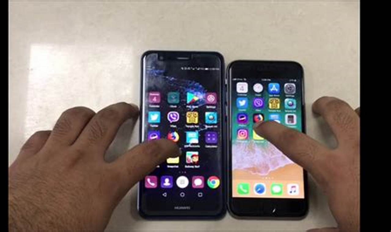 iphone 6s vs huawei p10 leica