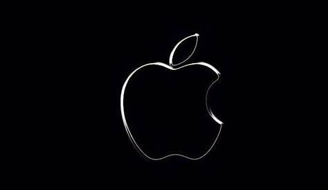 iphone 7 black apple wallpaper Lit it up