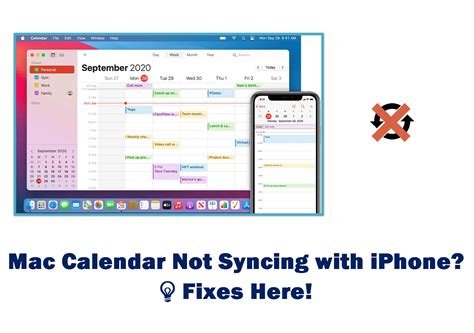 Iphone And Mac Calendar Not Syncing