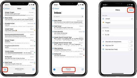 Mail filteren in de standaard emailapp op iPhone en iPad