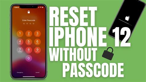 iphone 12 disabled forgot passcode