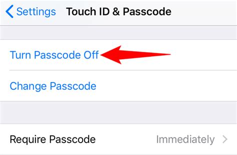 iphone 12 how to turn off passcode
