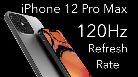 iphone 12 pro max 120hz