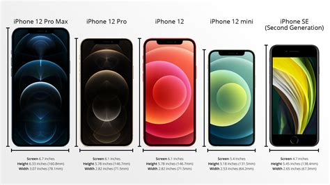 iphone 12 pro mini display size
