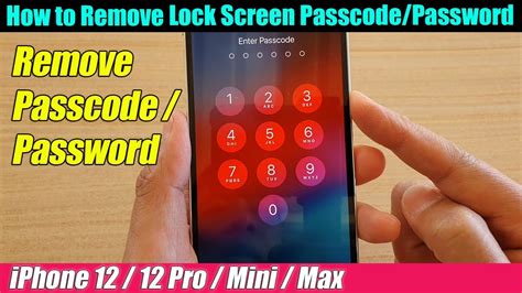 iphone 12 pro remove passcode