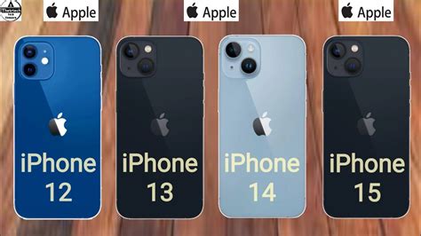 iphone 12 vs 13 vs 14 vs 15 battery mah