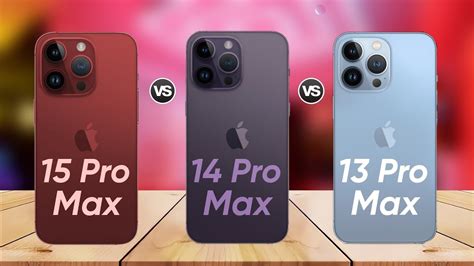 iphone 13 pro max vs iphone 15 pro max