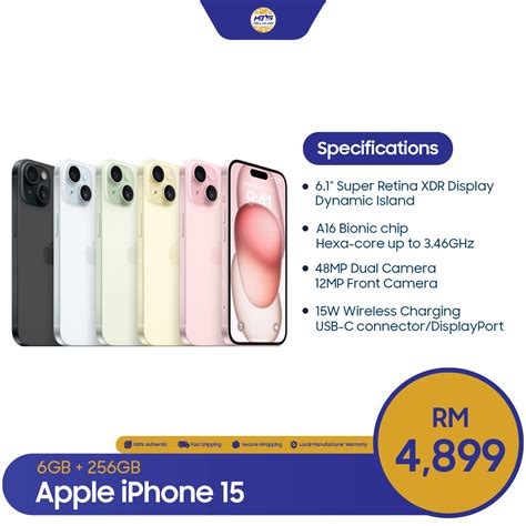 iphone 15 price in malaysia