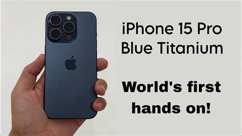 iphone 15 pro max blue titanium color