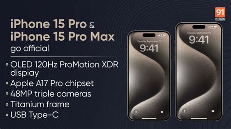 iphone 15 pro max specifications gsmarena