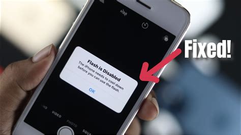 Iphone 5 Camera Not Working Flash Is Disabled