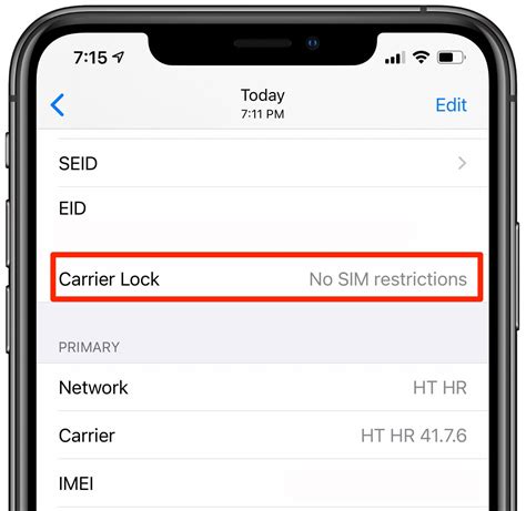 iphone 6 carrier unlock code
