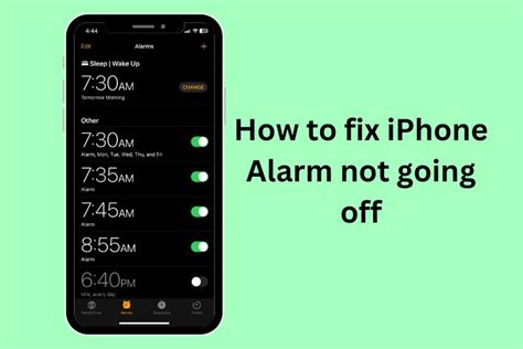 Iphone Alarm Clock Going Off At Wrong Time