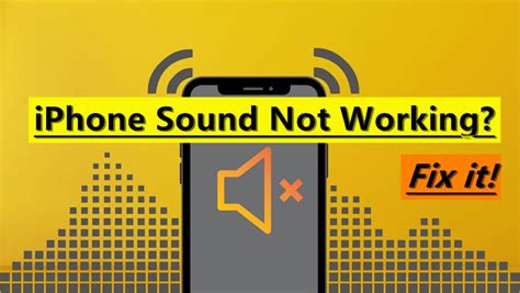 Iphone Alert Sound Not Working