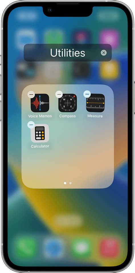 iPhone App Folder