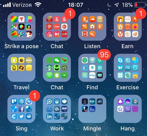 Iphone App Folder Organization