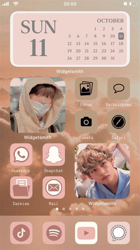 Iphone App Layout Bts