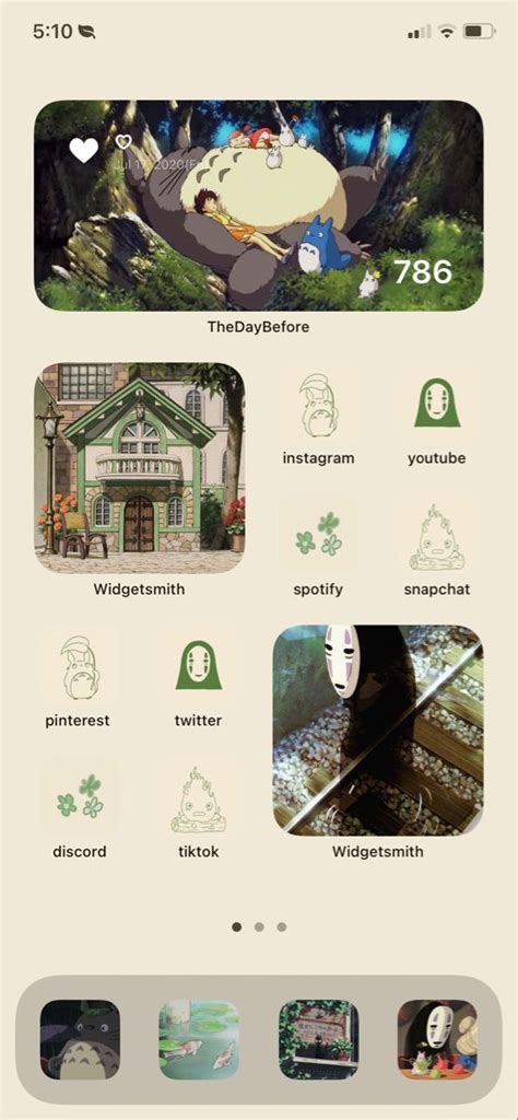Iphone App Layout Ghibli