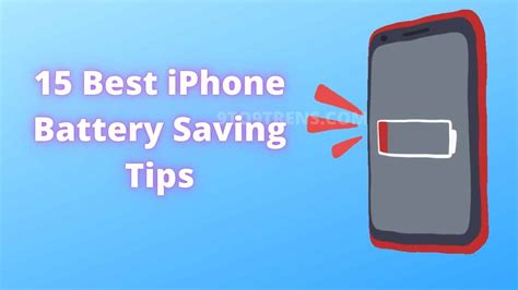 iPhone Battery Saving Tips