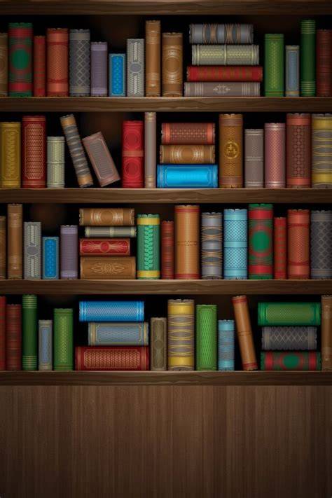 [49+] Bookshelf iPhone Wallpaper on WallpaperSafari