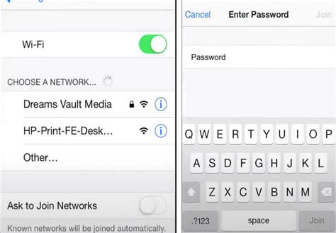 iphone connected to wifi
