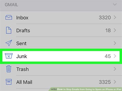iPhone Emails Going to Spam