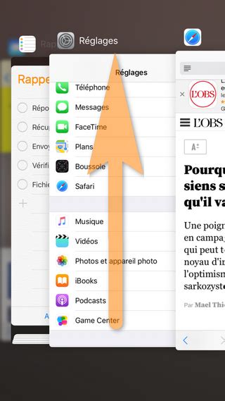 iPhone Fermer Application