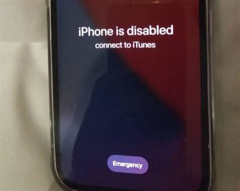 iphone is disabled because of wrong passcode
