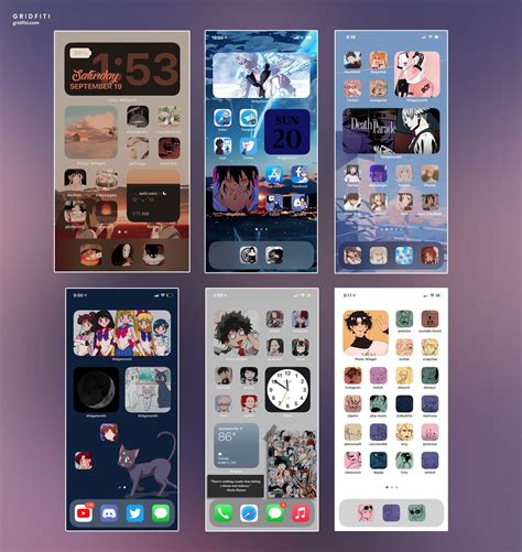 Iphone Layout Ideas Anime